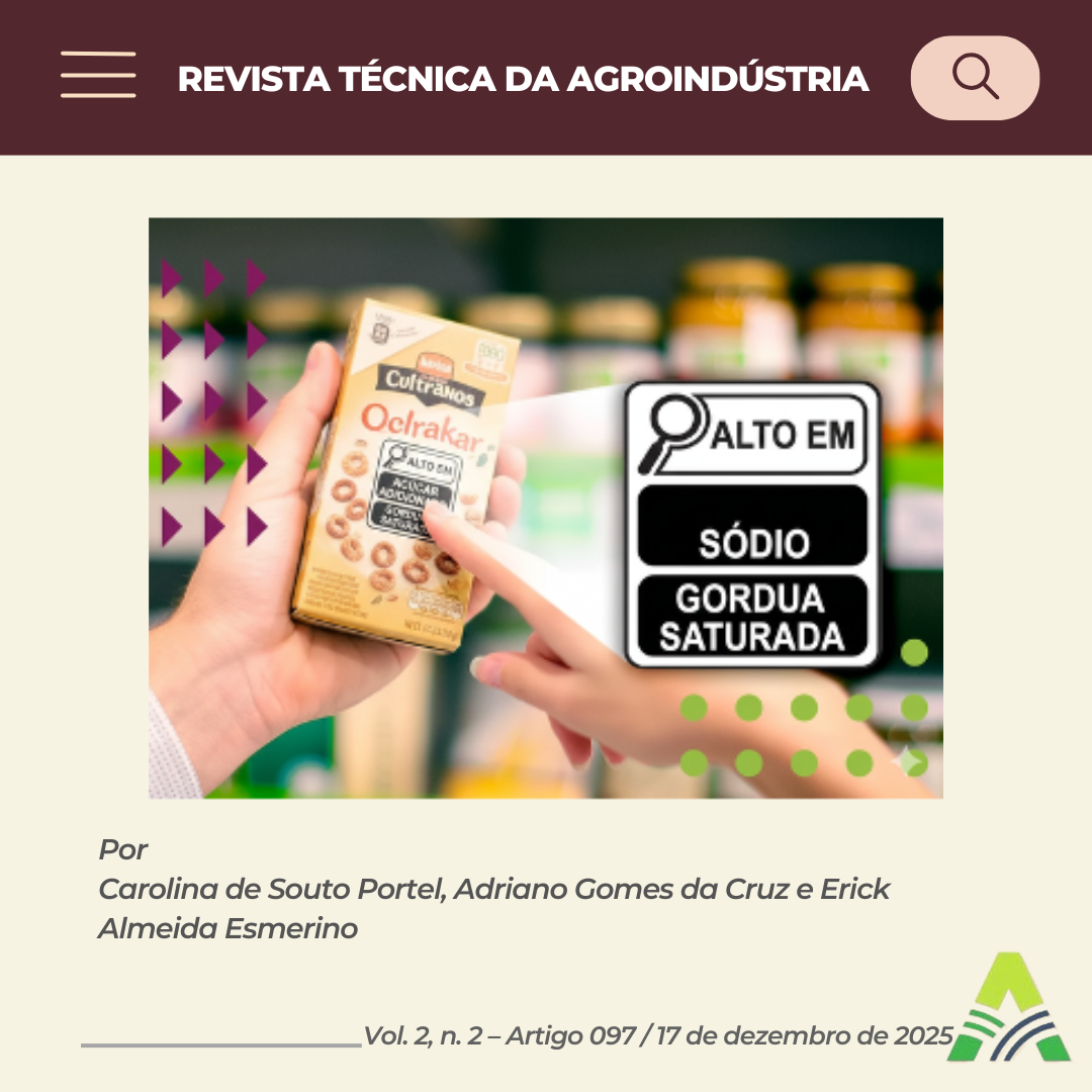 O DESAFIO DA NOVA ROTULAGEM NUTRICIONAL FRONTAL PARA AS INDÚSTRIAS DE ALIMENTOS